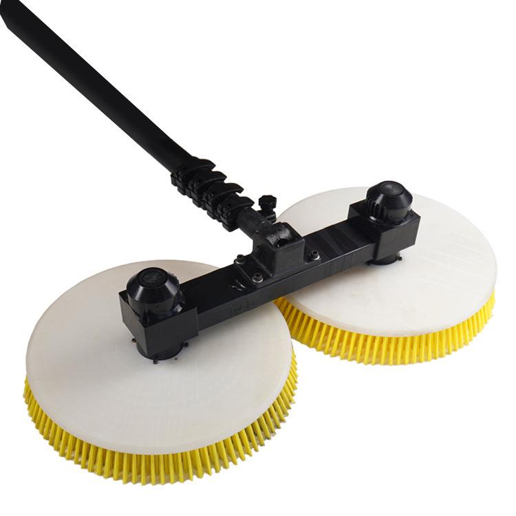 Dual-Head Electric Cleaning Brush for Solar Panels
