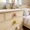 Solid Metal Thread Rabbit Knobs Rounded Soft Edges Cabinet Knobs  Kids Room