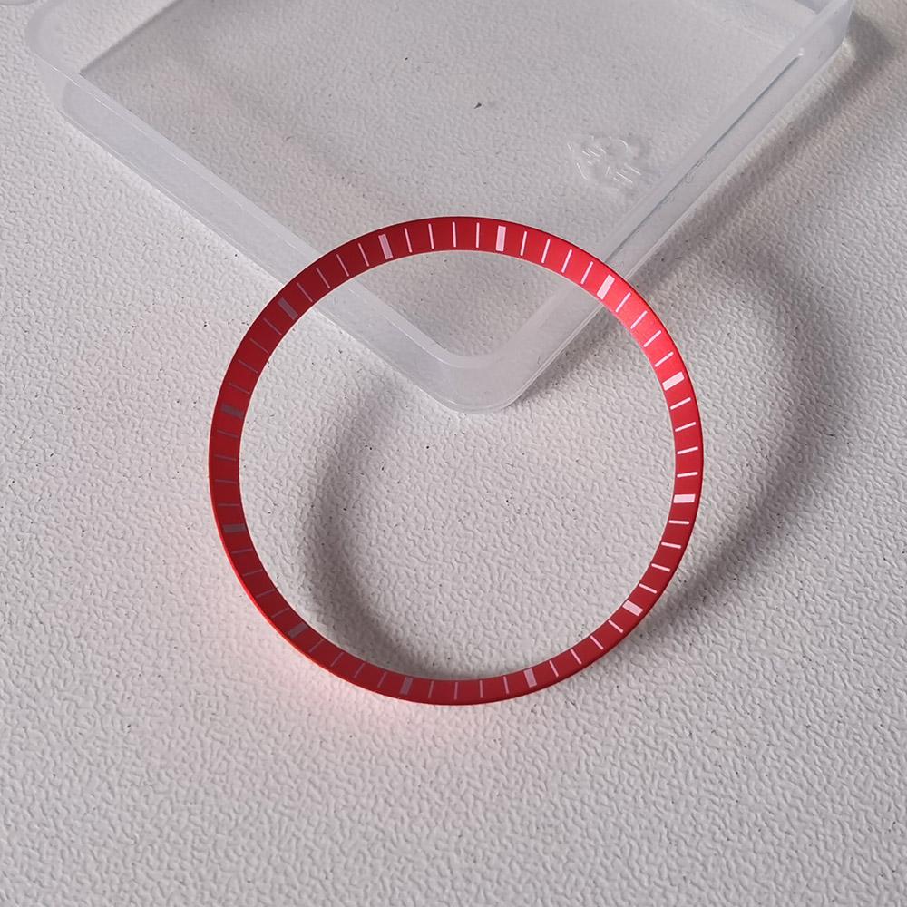 30.5*27.5mm Mod Scale Mark Watch Chapter Ring Brass For SKX007 SRPD NH35 NH36 Movement Watch Case Repair Tool Parts
