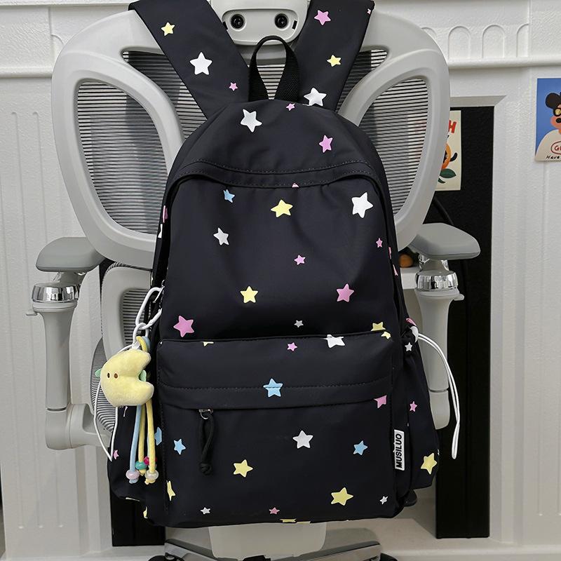 Schoolbag Japanese school bag Junior high school ins girl heart star large capacity versatile dopamine mini backpack backpack