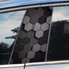 Honeycomb Car Stickers Auto B Pillar Waterproof Center Column Decoration Cover Scratches DIY Car Doors Pillar Decals Accessories