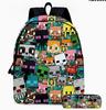 Minecraft Schoolbag Children'S Backpack Cartoon Animation Backpack Pencil Case