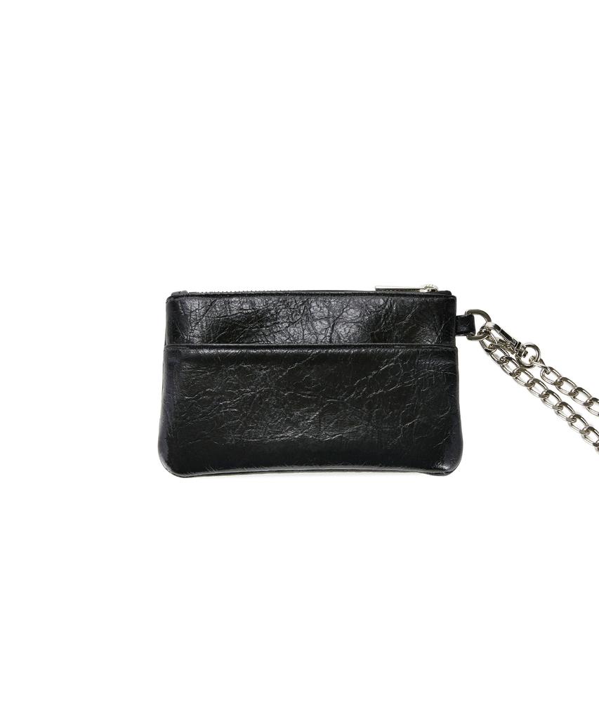 Christine Project Cp Zipper Pouch Wallet(Black Pepper)
