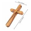 Olive Wood Hand Cross Gift Handheld Christmas Ornament for Christians
