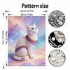 5D Pearl Kit Pearl Cat Design DIY Enamel Art for Living Room Bedroom Wall Decoration Handmade Gift