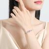 Tichya Wisteria Butterfly Bracelet: S925 Sterling Silver, Forest Style, Light Luxury, with Cubic Zirconia - Exquisite for Women.