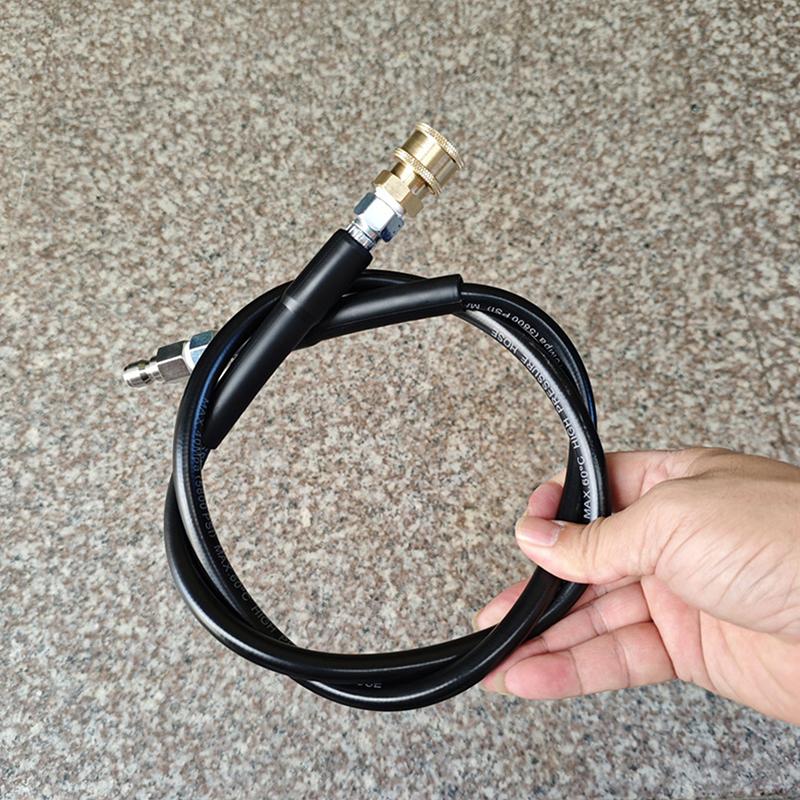1 pièce Acier Inoxydable Nettoyage Haute Pression Aiguille Buse 1/4" Connexion Rapide Design Fin Pour Nettoyage en Profondeur Réservoirs de Lave-Auto AC