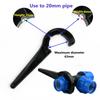 Chiave per Raccordi a Innesto Rapido Tubo PE Valvola Tubo PE PVC Dado di Bloccaggio Chiave Speciale Strumento di Riparazione Tubi per Irrigazione 20/25/32/40/50mm