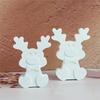 Christmas Elks Silicone Mold For Resin Candle Crafts Premium Flexible Design Perfect Decoration DIY Art Projects
