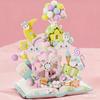 1388Pcs Pink Fantasy Castle Model Construction Blocks Set Diy Castle In The Sky Princess Palace Blocks Toys For Girl Birthday  Gifts