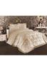French Lace Lalezar Bridal Set 7 Pieces Cappucino