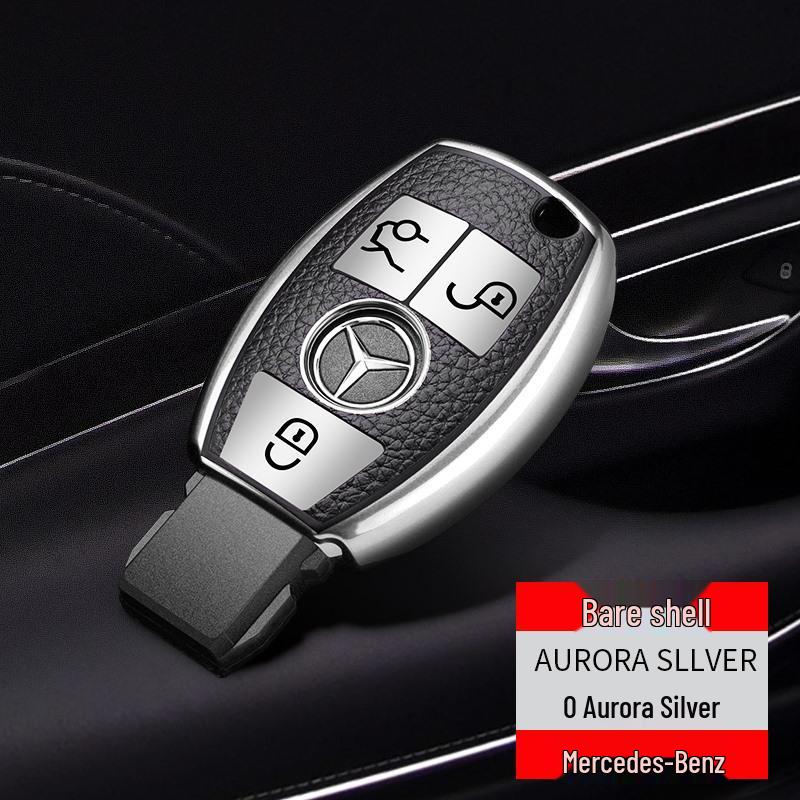 Mercedes Key Case Cover for GLC260L, E-Class E260L, C200L, GLE320, GLA200, S-Class, Viano