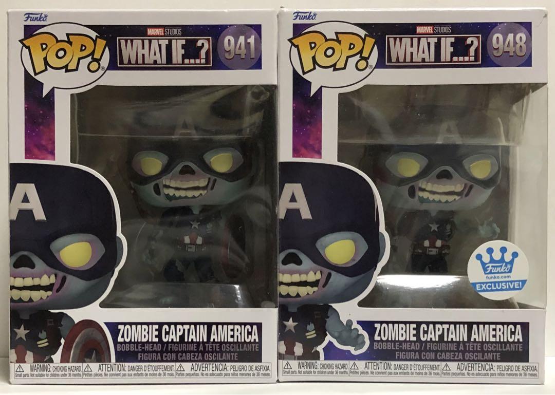 

[USED] Funko Pop! What If... Zombie Captain America 2 Types