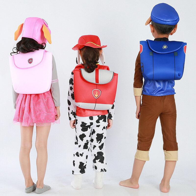 Kids Boys Paw Patrol Cosplay Costume Chase Marshall Skye Rubble Rocky Zuma Birthday Halloween Party Performance Set