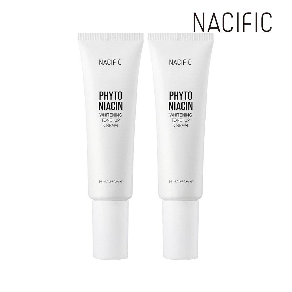 NACIFIC Phytoniacin Whitening Tone-up Cream 50ml x2 one color free