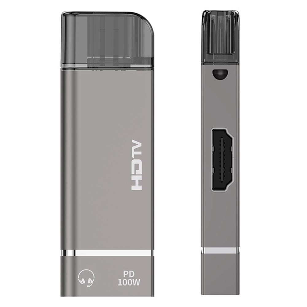 

4K 30Hz Type-C to HDMI Audio Charging Adapter 3 in 1 Phone to TV Screen Mirroring Adapter PD100W Charging For iOS Android Windows Mac As Shown A