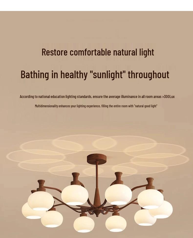 2025 French Mid-Century Luxury Chandelier: Retro American Persimmon Hall Lighting Fixture