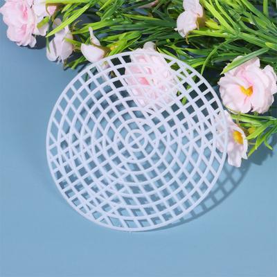White Accessories DIY Knitted Piece Grid Plate Woven Material for Weaving Bags