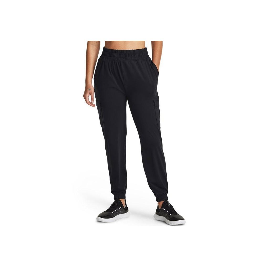 Under Armour Meridian Solid Waistband Training Pants Women Pants Black 1382524-001