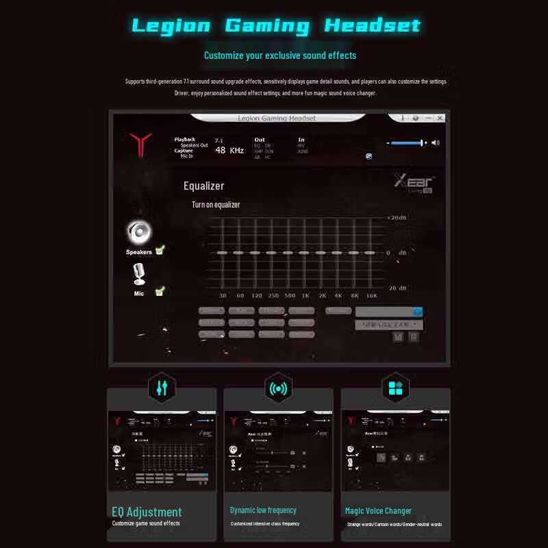 Lenovo Legion Wireless Gaming Headset R360