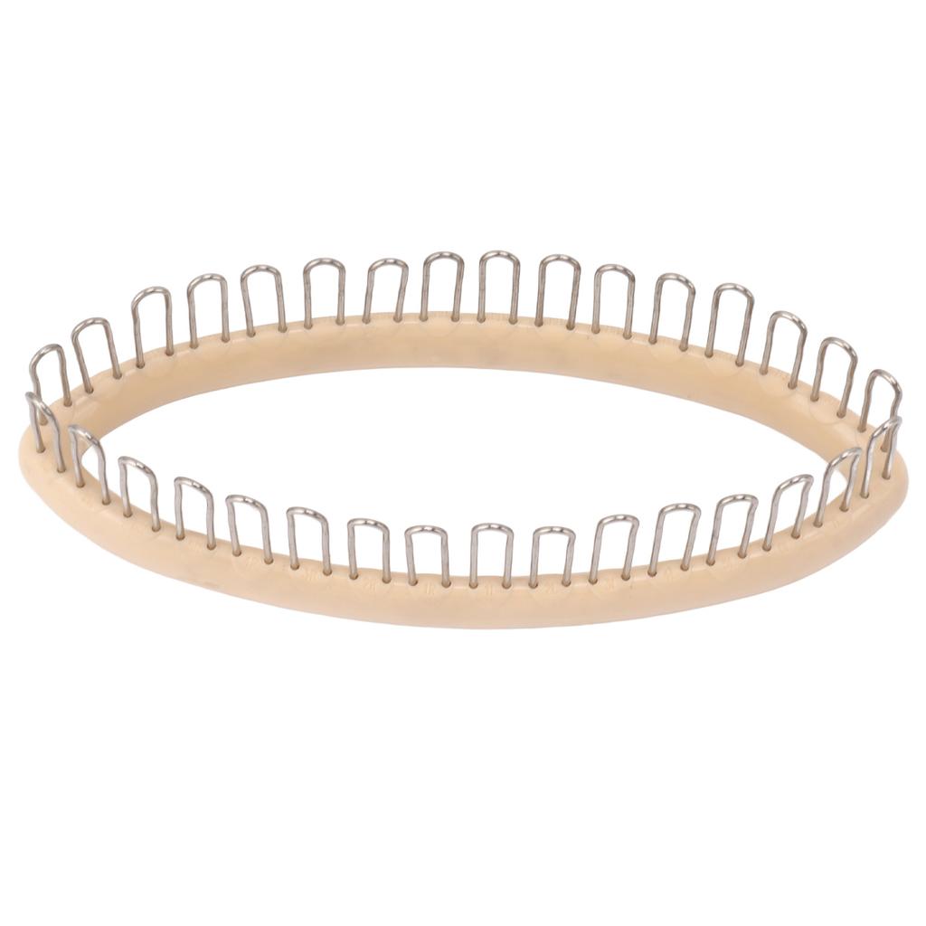 Pletací rámeček Dřevěný Kulatý Kapesní Pletací Deska DIY Tkalcovský Nástroj s Rámečkovým Kapesním Nástrojem a