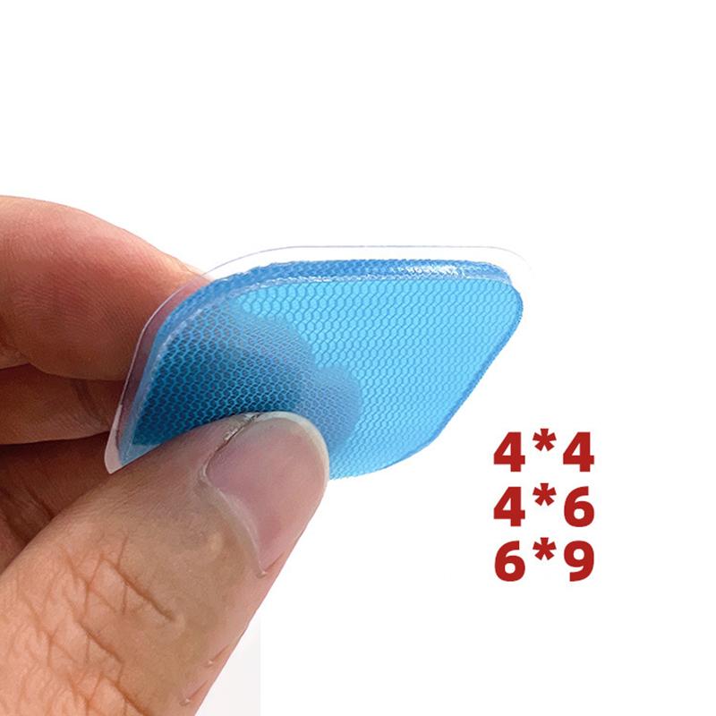 4 Stück EMS-Gelpads für EMS-Trainer Bauch-Gel-Aufkleber Fitness-Hydrogel für Bauchmuskelstimulator Schlankheits-Massagegerät