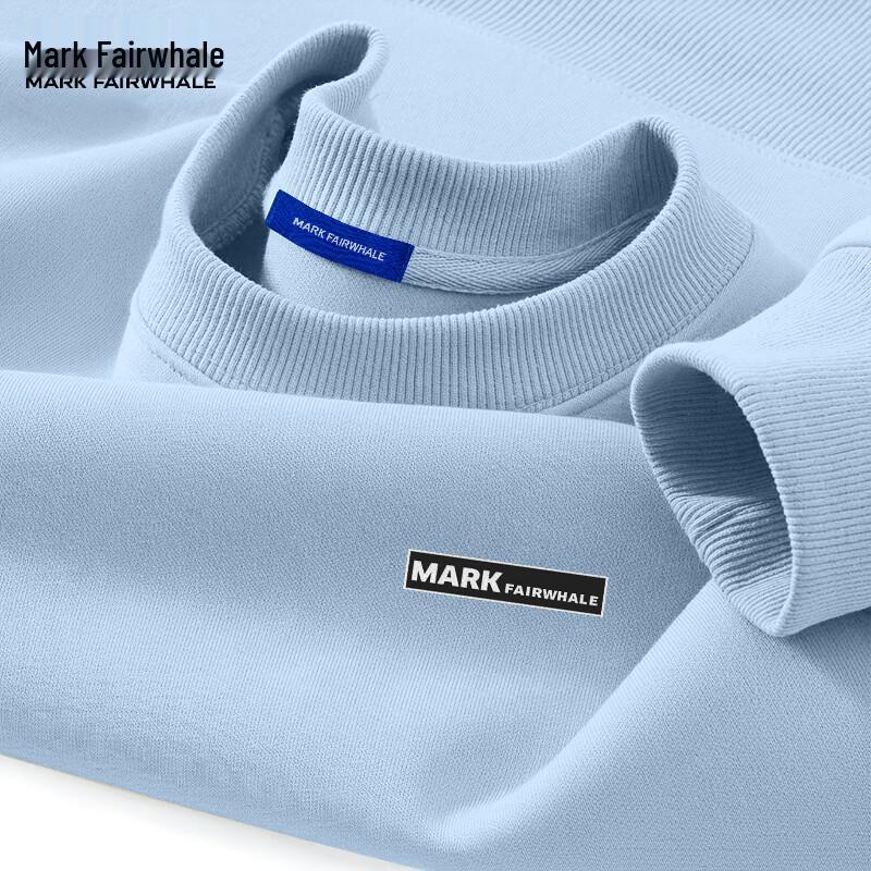 MARK FAIRWHALE Men's Heavyweight Round Neck Sweatshirt