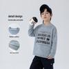 Boys' Cotton Blend Long Sleeve Round Neck T-Shirt