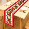 Christmas Table Runner Merry Christmas Table Decoration for Home 2024 Table Cover Xmas Ornament Navidad Natal New Year Gift 2025