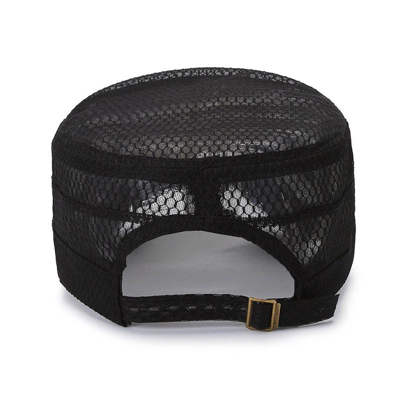 Summer Flat Top Hat Breathable Full Mesh Beach Hat Sun Hat Fishing Hat Outdoor Casual Hat Fashion Sun Hat