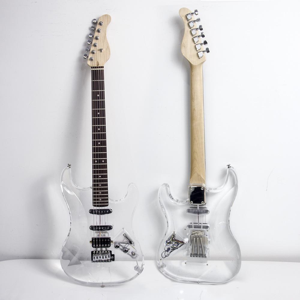 Genuine Transparent Acrylic Electric Guitar - Cool ST Rock Style
