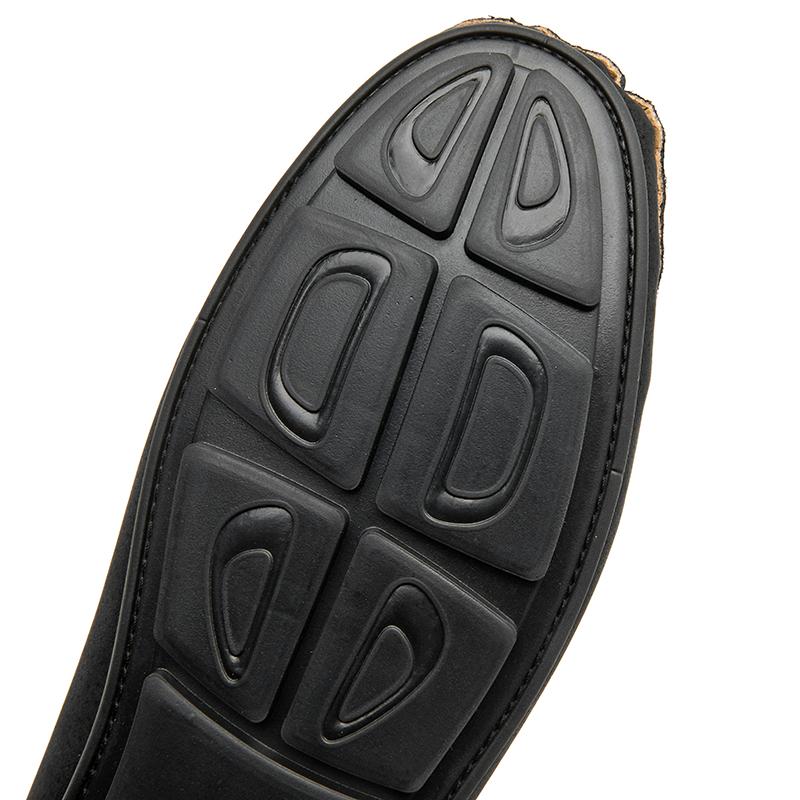 Men's Casual Leather Shoes Lightweight Loafers Moccasins Slip on Comfortable Driving Shoe