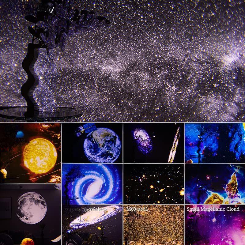 High-Definition Starry Sky Galaxy Projector Lamp - Creative Bedroom Atmosphere Light