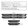 Car Stainless Steel Door Sill Scuff Plate For BYD Atto 3 Dolphin Seal Tang Song Han , Carbon Fiber Threshold Protective Sticker