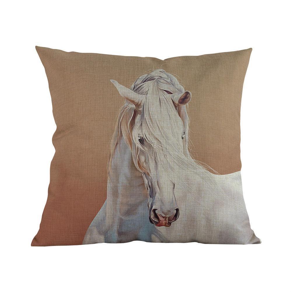 

Наволочка Винтажная Подушка Домашний Декор Лен Диван Пояс Накидка Подушка Наволочка Чехол 1# Horse D