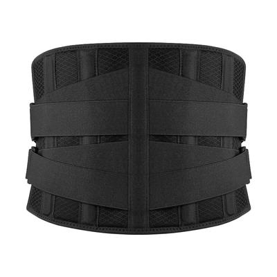 Support Lombaire avec 6 Baleines Antidérapant Support Lombaire Ceinture de Soutien Respirante pour Salle de Sport