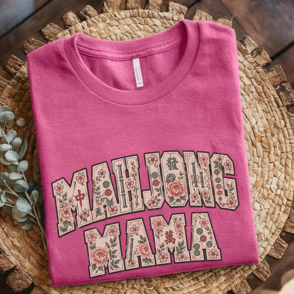 Mahjong Mama Shirt,Funny Mahjong Player Gift,In My Mahjong Era Tee | Mahjong Club Shirt | Game Night Apparel,Mothers Day Gift,Womens Botiqe