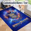 Custom Text Printed Rug BIRMINGHAM CITY Football Non Slip Floor Carpet For Home Room Decor