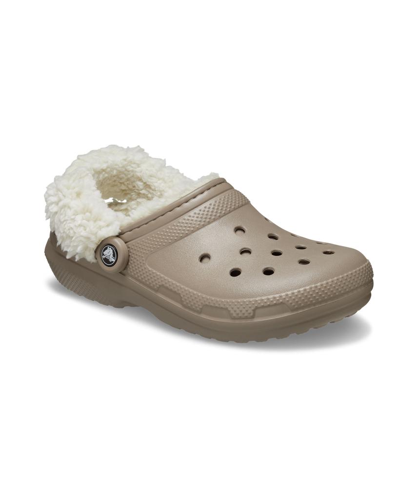 Crocs Classic Fleece Lined Clogs (Fleece Straps) - Mushroom / 211396-195