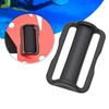 2PCS Tri Glide Slider, Plastic Steel Tri Glide Slide Buckle Strap Sliders Adjusters Diving Double D-ring Weight Belt Keeper Slider Stopper Holder For