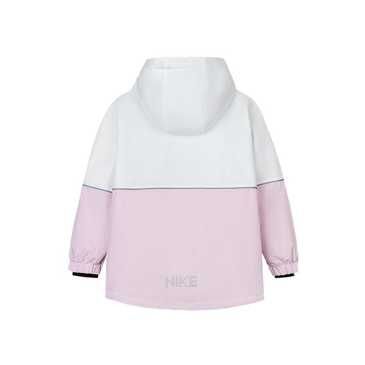 Nike Cotton Jacket Comfortable Hooded Zipper Marshmallow Kids jackets NY2442024GS-004