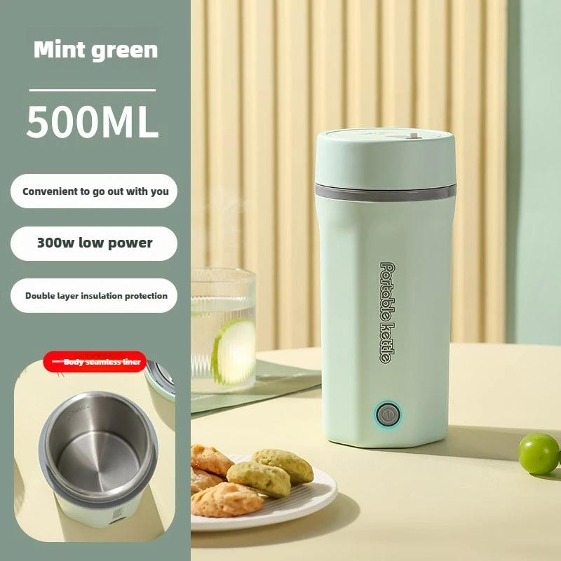500Ml taşınabilir entegre büyük kapasiteli elektrikli bardak ev tipi ısıtma elektrikli su ısıtıcısı 110v Amerikan standart su bardağı