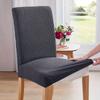 1PC Stretch Dining Chair Covers High Back Waterproof Textured Jacquard Fabric Parsons Chair Slipcover Thick Chair Protector