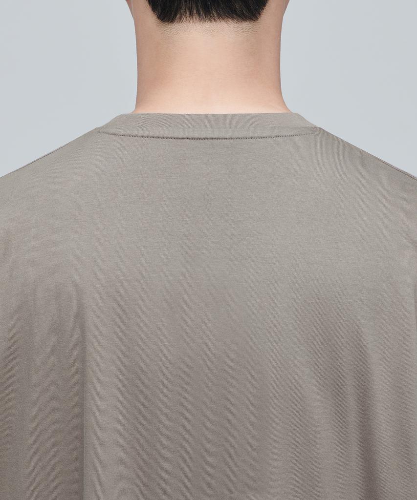 MUSINSA STANDARD Extra Oversized Crew Neck T-Shirt [Dusty Beige]
