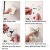 8 Pcs Plastic Butterfly Wall Hooks Wall Mounted Self Adhesive Butterfly Storage Hanger Moisture-proof Decorative Key Holder