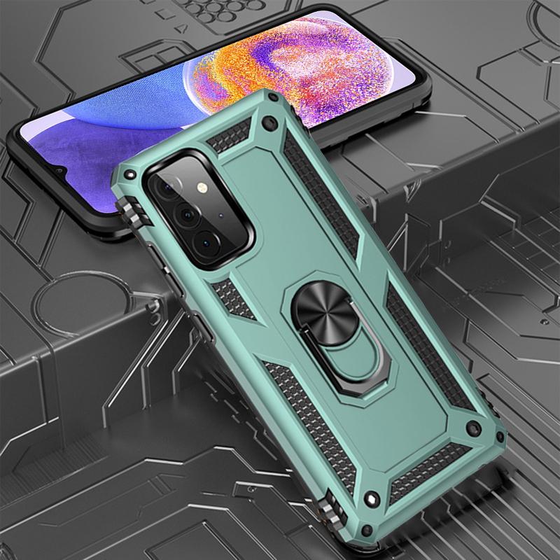 Armor Shockproof Ring Stand Case For Samsung Galaxy A23 A53 A33 A73 A22 A32 A52 A13 A12 A51 A71 M23 M13 M32 M53 S20 S21 Plus S22 Ultra Hard Back Cover