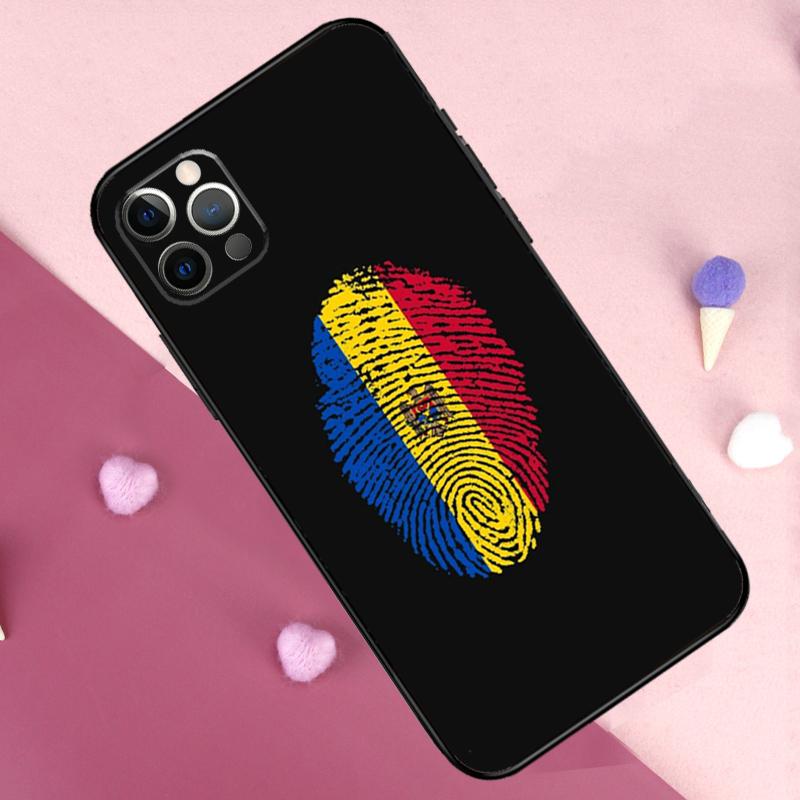

Moldova Flag Phone Case For iPhone 17 Pro Max 14 15 16 Plus 11 Pro Max 12 13 Mini 16e 17 Air Back Cover iPhone 16