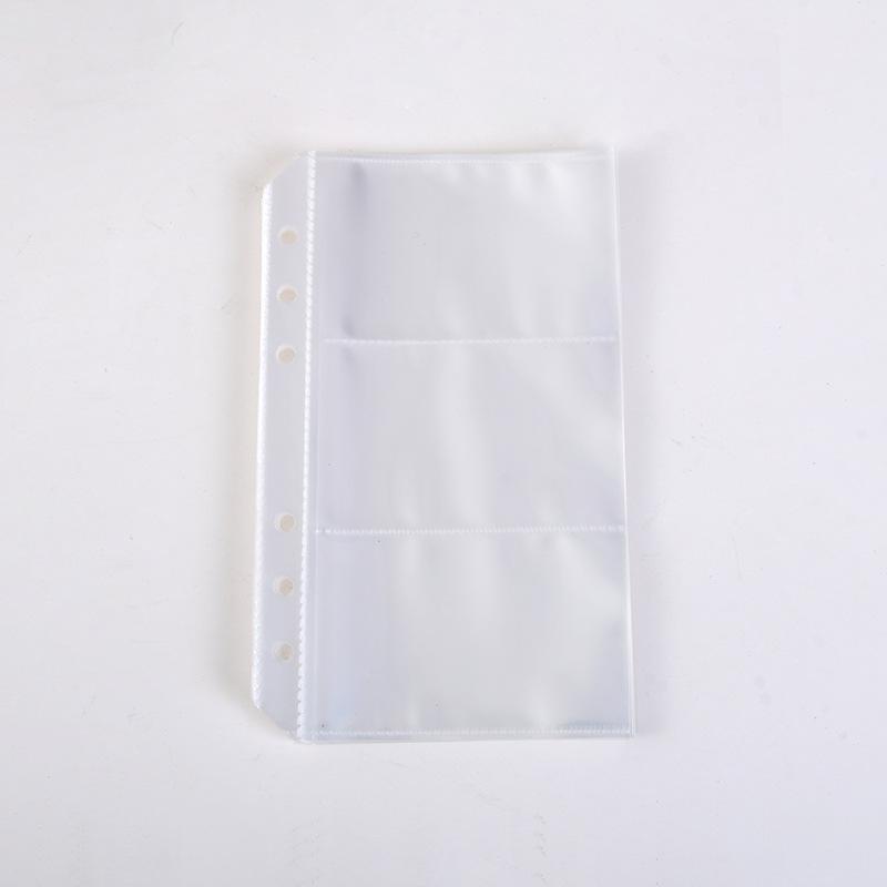 A5 A6 A7 A8 White Binder Po Card Collection Book Postcard Organizer Diary Notebook School Stationery
