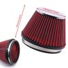 Air Intake Filter Auto Cold Kit Sport Racing Car Acessories Cone High Flow Filters Automobile Universal Parts 150-76/89/101mm