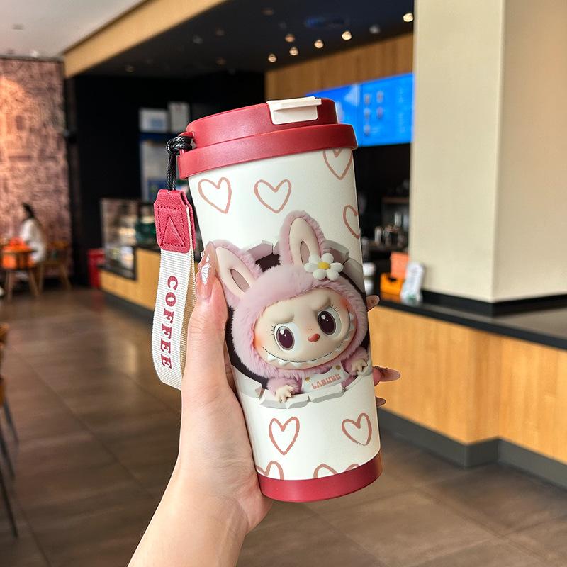 

Термокружка 316 Нержавеющая сталь Чашка для воды Чашка Женская Большой объем Соломинка Студент Other